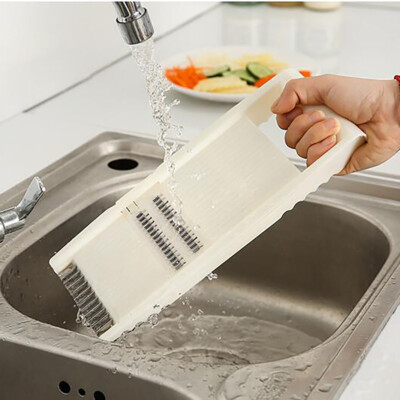 6 In1 Veggie Vegetable Slicer Spiralize Adjustable Mandoline Food Slicer 6 Blade