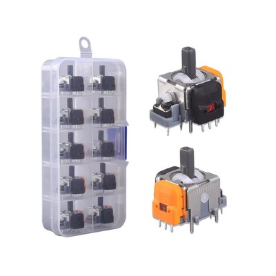 10Pcs Hall Effect 3D Analog Stick Sensor Joystick Module for Switch Pro/PS4/PS5