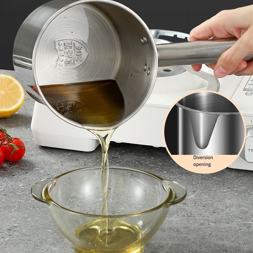 304 Stainless Steel Basket Pot Fryer Fry Deep Frying Fish Strainer with Clamp.