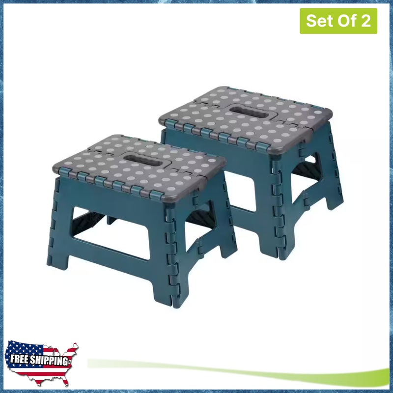 Durable Foldable Step Stool Anti-Slip Rubber Portable Handy 