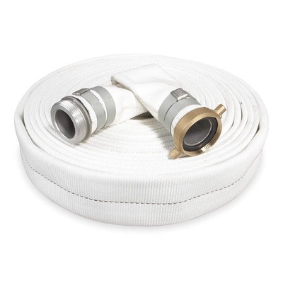 GRAINGER APPROVED 1ZMT4 Discharge Hose,1 1/2 In IDx50 Ft,125 PSI 1ZMT4