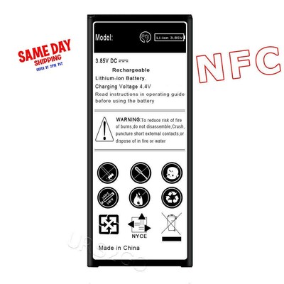 Long Lifespan 7220mAh Stanard NFC Battery f AT&T Samsung Galaxy Note 4 SM-N910A
