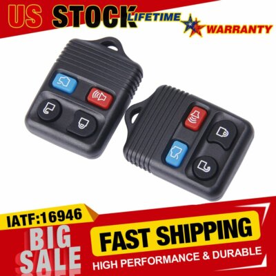2Pack Remote Start Keyless Entry Key Fob Clicker Control For FORD Crown Victoria