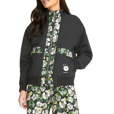 

Puma X Liberty Full Zip Jacket Женская Черная Повседневная Спортивная Верхняя Одежда 534046-01, Черный, Puma X Liberty Full Zip Jacket