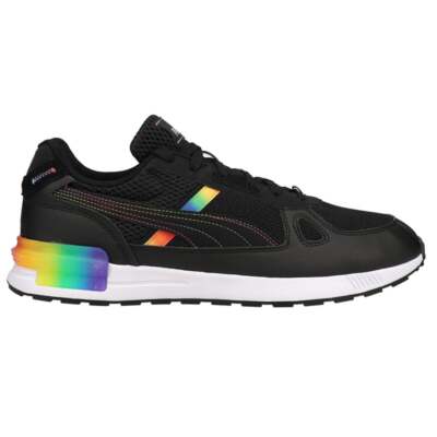 

Мужские черные кроссовки Puma Graviton Pro Rainbow Hues Повседневная обувь 383840-01, Черный, Puma Graviton Pro Rainbow Hues