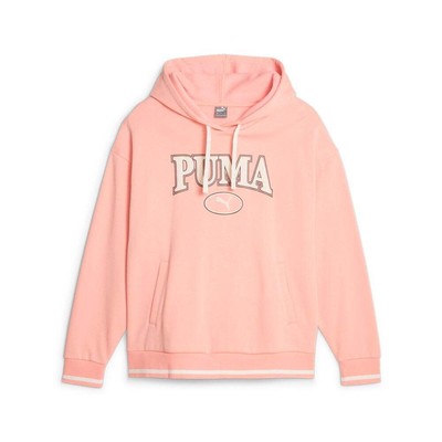 

Женская розовая повседневная верхняя одежда с капюшоном Puma Squad Pullover 62148963, Розовый