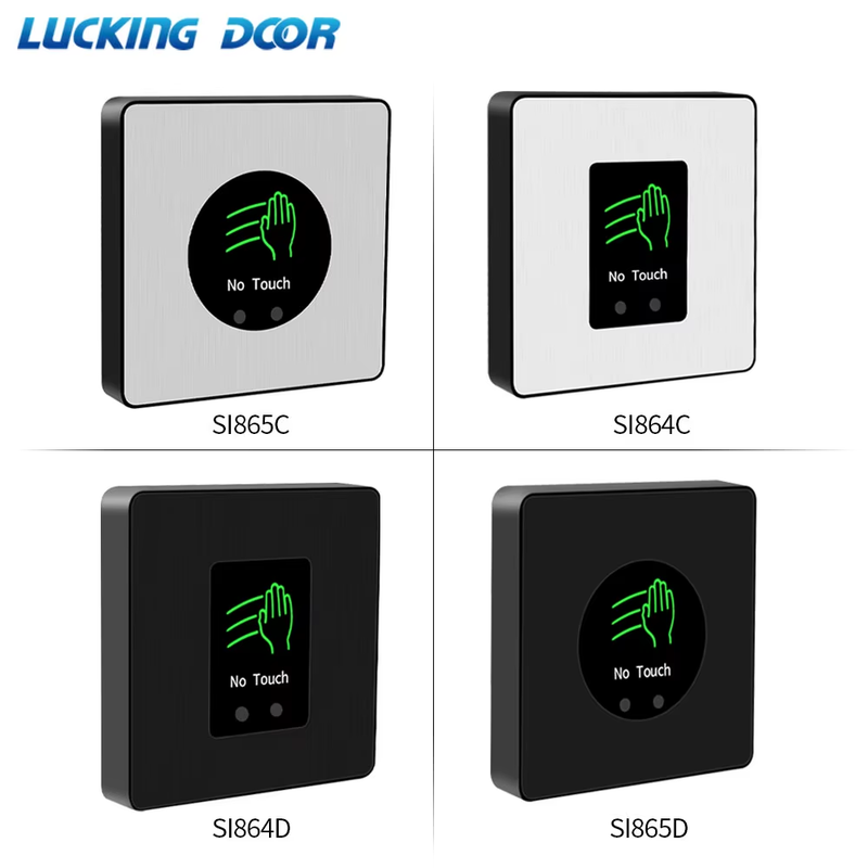Touchless Door Access Exit Button with Infrared Sensor LED COM NO NC for Access