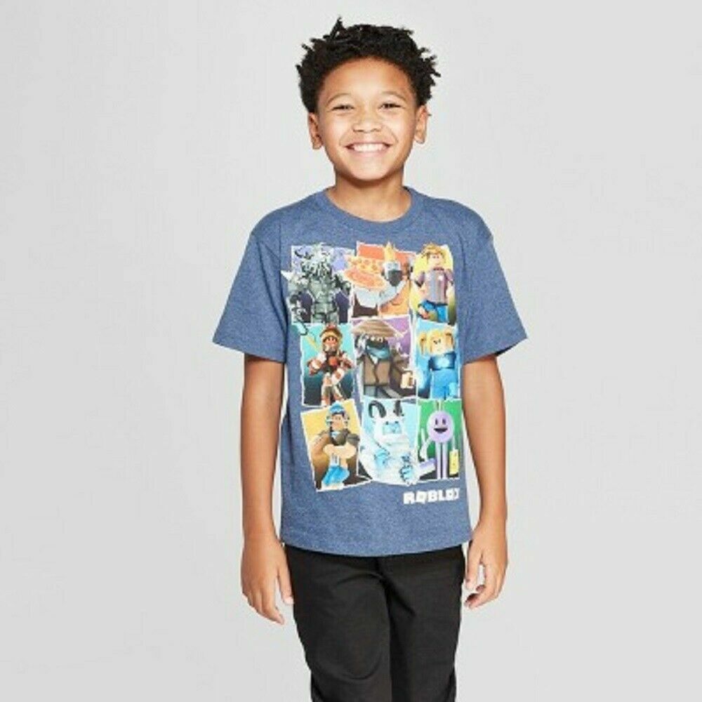 Roblox T Shirt For Boys In Navy Heather Size Xs Ebay - ebay roblox supreme oof kids premium t shirt heather blue Roblox T Shirt For Boys In Navy Heather Size Xs Ebay - roblox supreme oof kids premium t shirt heather blue