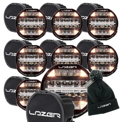 Lazer Lamps Sentinel LED Elite Light 9in with Position Light Road Legal 7 Pack