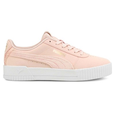 

Puma Carina Ruffle Perforated Platform Женские розовые кроссовки Повседневная обувь 381093, Розовый, Puma Carina Ruffle Perforated Platform
