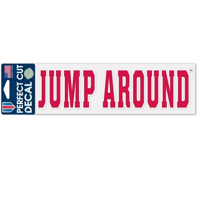 Висконсинские барсуки Прыгают вокруг Идеально вырезанной наклейки размером 3 х 10 дюймов