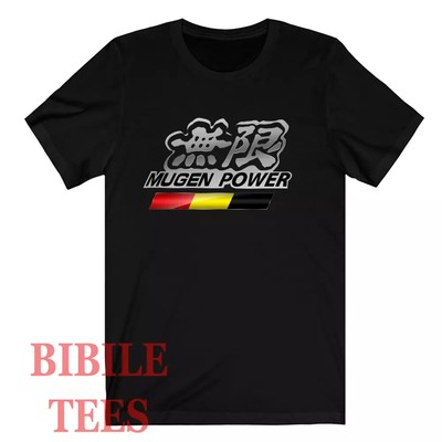 MUGEN POWER Japan Racing Black T-Shirt Size S to 5XL