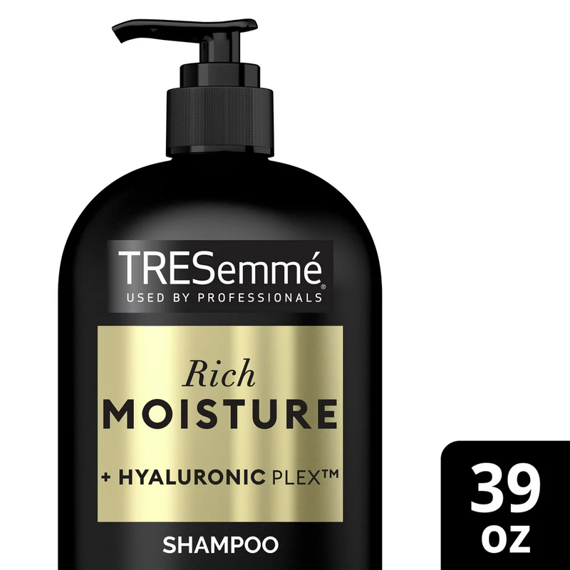Tresemme Rich Moisture Hydrating Shampoo with Pump, 39 Oz