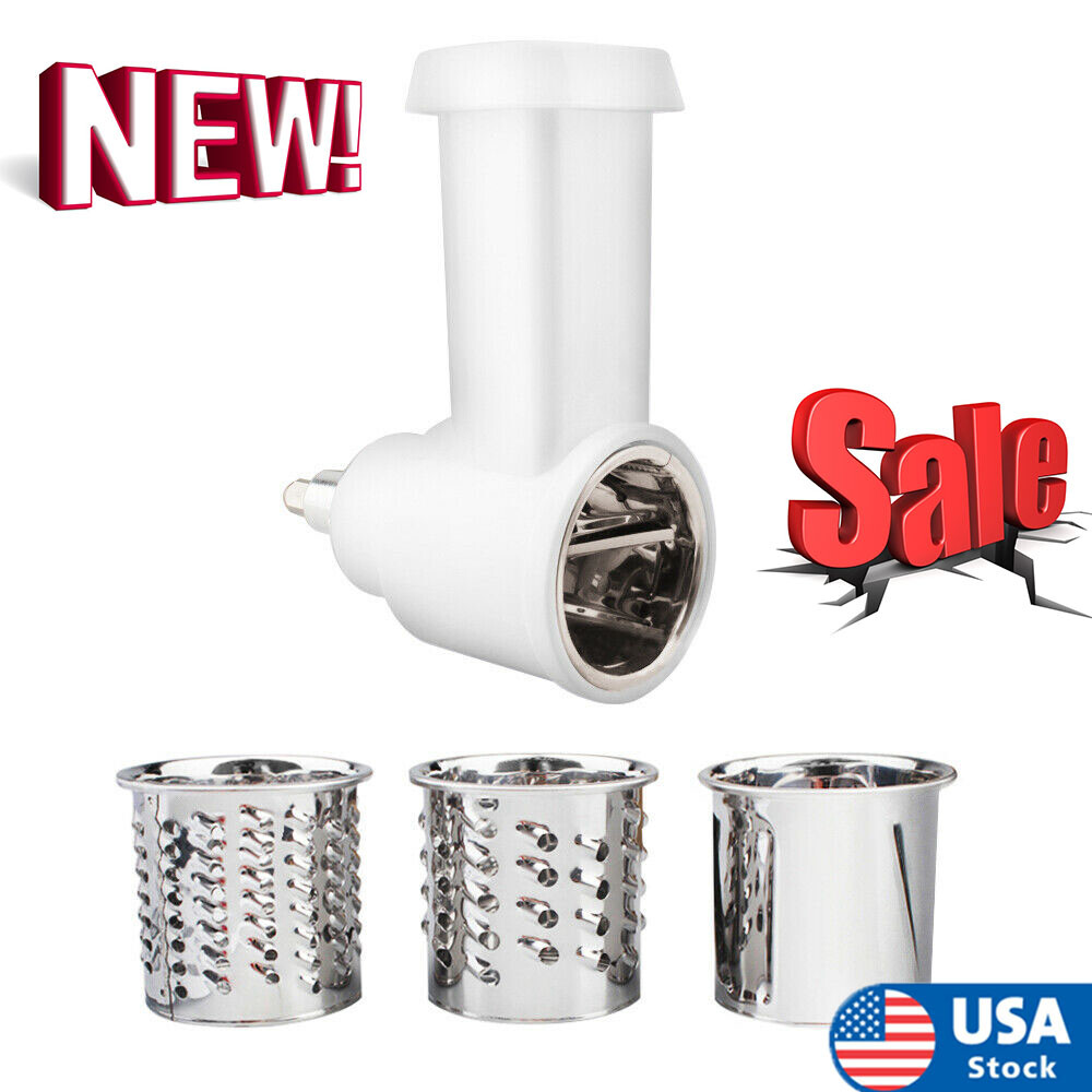 Salad Prep Slicer Shredder Attachment 3 Blades for KitchenAi