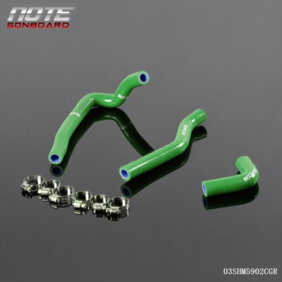 FIT FOR KAWASAKI KX65 KX 65 SILICONE RADIATOR HOSE KIT 2000-2009 GREEN