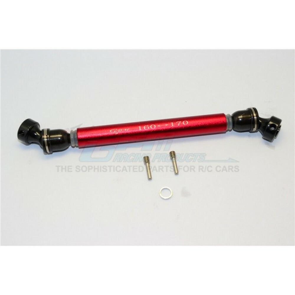 For Traxxas E-Revo 2.0-STEEL #45 +ALUMINUM REAR DRIVE SHAFT- 4PC SET - RED