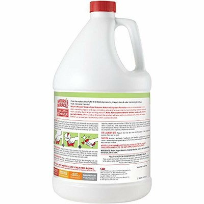 Nature&39s Miracle Stain & Odor Remover Gallon (512504) Pet Supplies