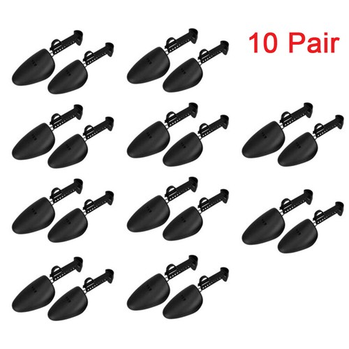20 Pcs Men Adjustable Form Plastic Shoe Tree Shaper Keeper Boot Shoe Stretcher