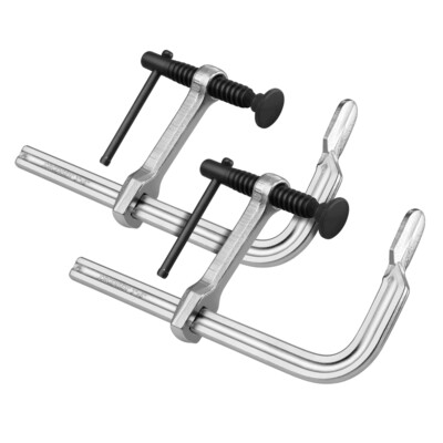 2PCS Bar Clamp 6-Inch Drop Forged Steel Bar Clamp 450 lbs Force Load Steel Clamp