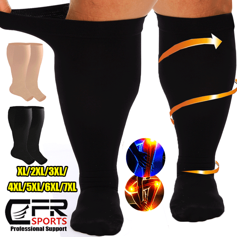 30-40 Mmhg For Men And Women Wide S-7x-large Black