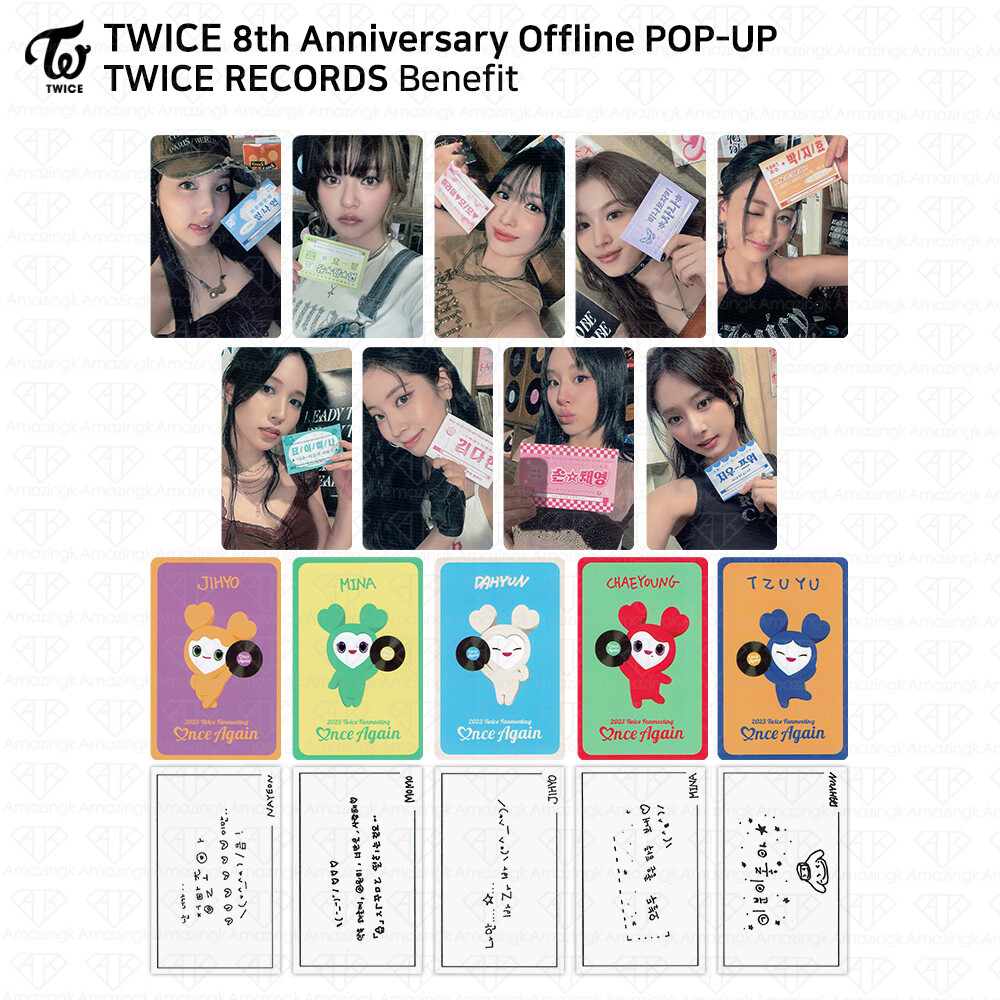twiceポストカード Amazon.co.jp: TWICE トゥワイス グッズ フォトメッセージカード