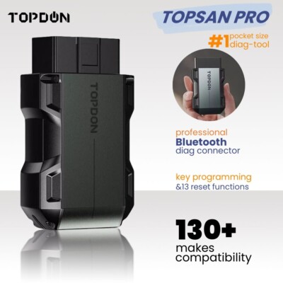2024 TOPDON TopScan PRO All System Diagnostic Wireless OBD2 Scanner Code Reader