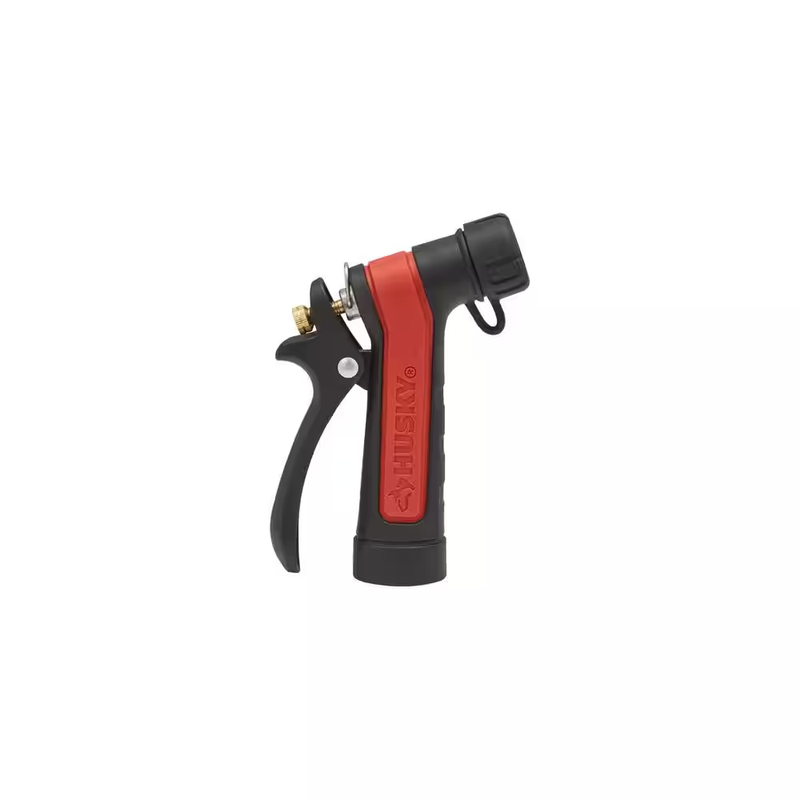 Husky Industrial Pistol Nozzle Adjustable Spray Hose Metal Grip High Pressure