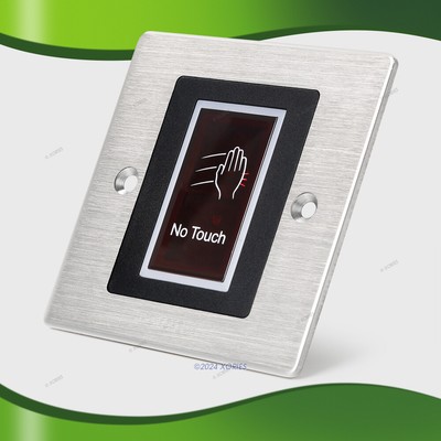 Touchless IR Exit Button with LED IP66 DC12V for Door Entry Access Control Lock