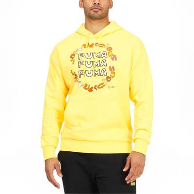 

Мужская толстовка с капюшоном Puma Britto X, размер , повседневная верхняя одежда 532230-49, Желтый