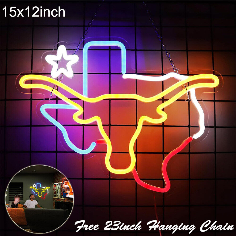 Usb Powered For Man Cave Room Bar Wall Decor