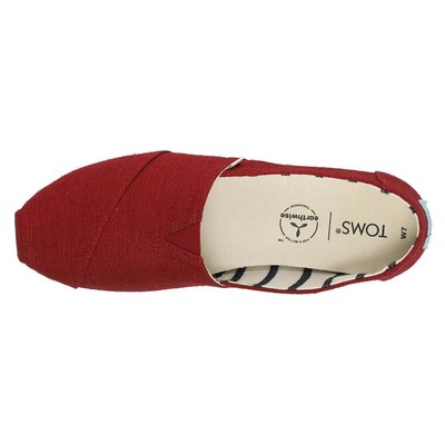 

Красные женские парусиновые слипоны TOMS Alpargata Heritage в стиле кэжуал 10015766T, Красный, TOMS Alpargata Heritage Canvas Slip On