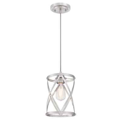 Westinghouse Isadora 1-Light Brushed Nickel Mini Pendant 6362300