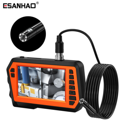 HD 1080P Industrial Endoscope Borescope LCD 4.3inch 8mm Inspection Snake Camera