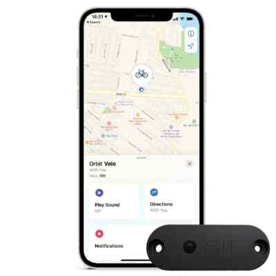 Orbit X Velo GPS Bike Tracker Bicycle Locator Finder Tag Tracking Apple Find My
