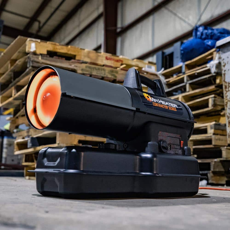 Contractor 80,000 Btu Forced Air Kerosene Gas Space Heater N