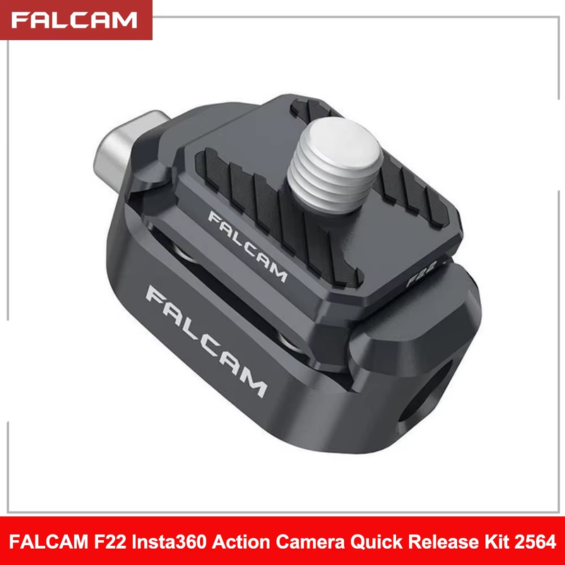 F22 Insta360 Action Camera Quick Release Kit 2564 Built-in 1/4 Threaded Hole Ada