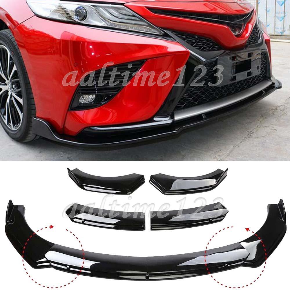 For Toyota Camry 2018-2023 Front Bumper Lip Splitter Spoiler Body Kit Gloss