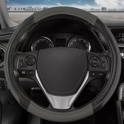 Premium SUV Steering Wheel Grip Cover - Two-Tone, Enhanced Comfort Design