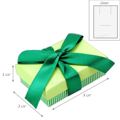 LOT OF (16) GREEN EARRING / PENDANT / RING BOX BLUE BOX JEWELRY SET BOX GIFT BOX