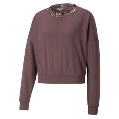

Толстовка с круглым вырезом Puma Safari Glam женская фиолетовая 52224475, Фиолетовый
