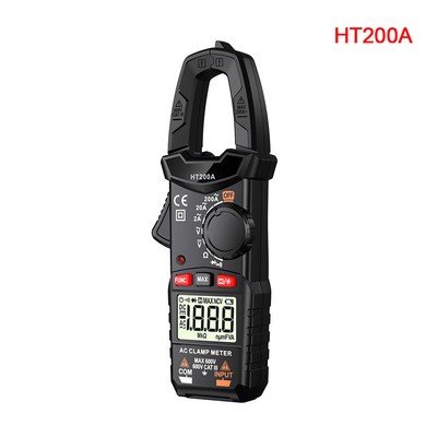 Digital AC Clamp Meter Voltage Current Meter 200A 2000 Counts Multimeter HT200