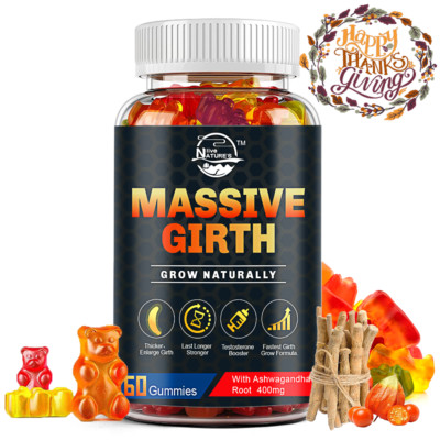 Male Enhancement Gummies Boost Testosterone Endurance Sex Drive Stamina & Energy