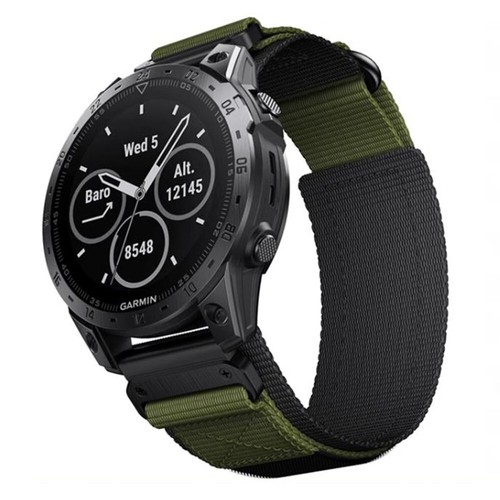 Nylon Watch Band Strap For Garmin Fenix 7 7X 6 6X 5 5X 3 Tactix Epix Pro Enduro