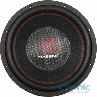 Massive Audio HIPPOXL152R Hippo XL Series 6000W 15'' 2 Ohm Car Subwoofer