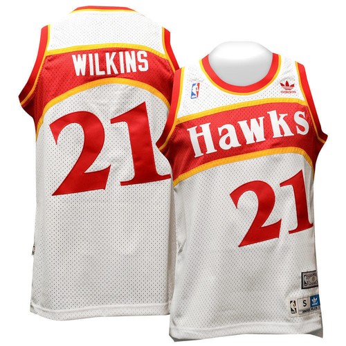 Mitchell&Ness NBAアトランタ・ホークス　wilkins シャツ Mens Mitchell & Ness NBA Mesh Name & Number Crew Neck