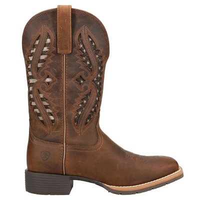 

Ariat Hybrid Rancher Venttek 360° Tooled Inlay Square Toe Cowboy Womens Brown C, Коричневый, Ariat Hybrid Rancher Venttek 360° Tooled Inlay Square Toe Cowboy