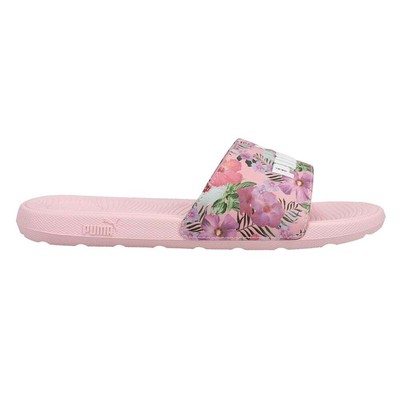 Женские розовые повседневные сандалии Puma Cool Cat 2.0 Floral Paradise Slide 39366