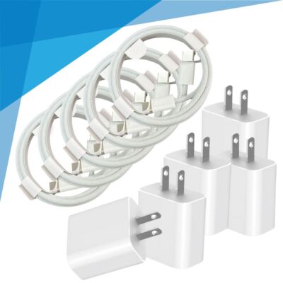 5X 20W Fast Charger PD USB Type-C Cable For Apple iPhone 15 Pro Max Plus Android