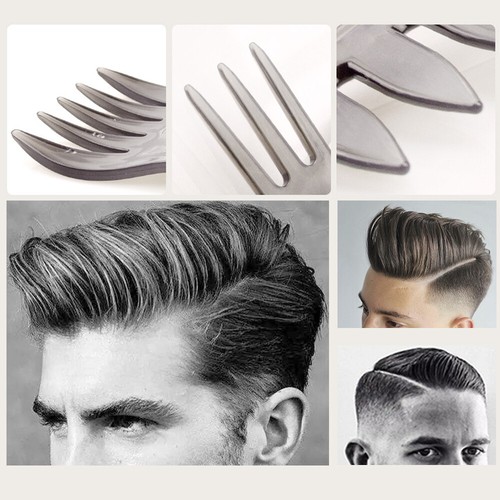 5pcs Set Hair Comb For Men Hair Styler Insert Hair Pick Comb Show