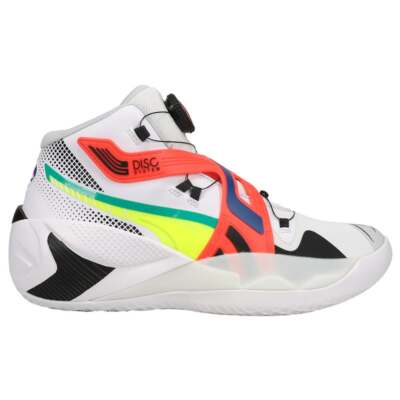 

Мужские кроссовки Puma Disc Rebirth Basketball Multi, белые кроссовки 193934-0, Multi;white, Puma Disc Rebirth Basketball
